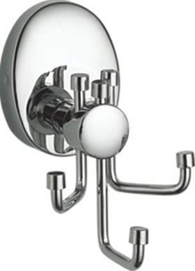 Крючок-вешалка, латунь, хром Ledeme L3305-3