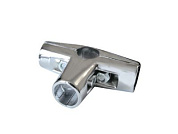 Соединение Т-образное для 4 труб, хром Starfix SMF-64321