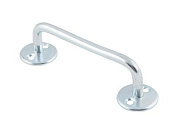 Ручка-скоба 100 мм, белый цинк Starfix SMP-20468-1