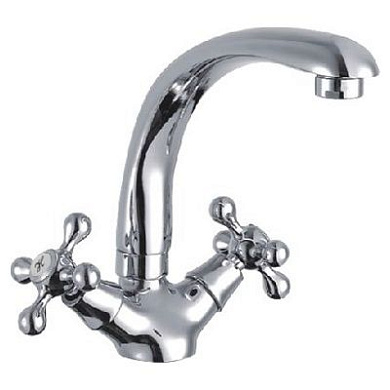 Смеситель для кухни, цинк, хром Ledeme L4408