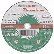 Круг отрезной по металлу и нержавеющей стали, 125х2,5х22 мм, Премиум ''Луга'' Россия 73717