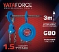 Таль ручная цепная 1.5 т, 3 м YATAFORCE YF-TRC9015