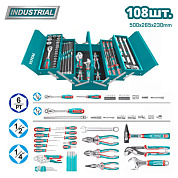 Набор инструментов 108 пр TOTAL THTCS121081