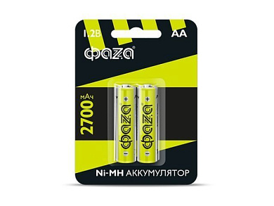 Аккумулятор AA 2700мАч 1.2В, блистер 2 шт. ФАZА 5003002