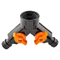 Распределитель двухканальный с кранами, внутренняя резьба 3/4'' WMC TOOLS WMC-TG7207019