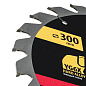 Пильный диск по дереву ф300 х 30 мм, 24 зубьев Denzel 733647