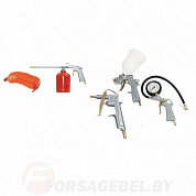 Набор пневмоинструмента 5 пр. (к/р с верхним бачком) FUBAG 120101