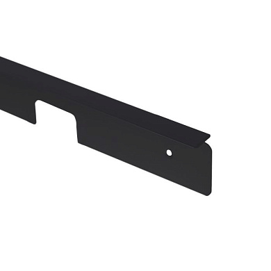Планка соединительная к столешнице 38 Egger с открытым торцом черная AKS 121150