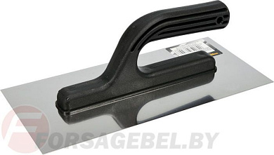 Гладилка нержавеющая 280х130 мм с пластмассовой ручкой Vorel 06700