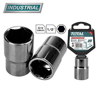 Торцевая головка 1/2'' 18 мм 6-гр TOTAL THTST12181
