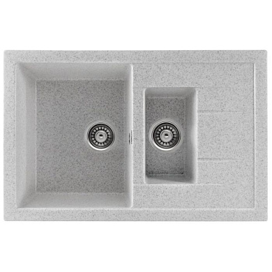 Мойка кухонная из мраморной крошки, серый, C10-19 Gerhans