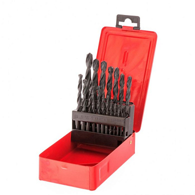 Набор сверл по металлу, 1-10 мм, (через 0,5 мм +3,2 и 4,8 мм), HSS, 21 шт, цилиндрический хвостовик Sparta 723755