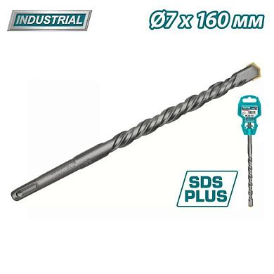 Бур SDS-plus 7х100х160 мм TOTAL TAC310702
