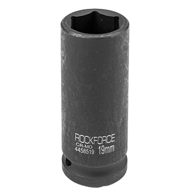 Глубокая ударная головка 19 мм 6-гр. 1/2'' RockForce RF-4458519