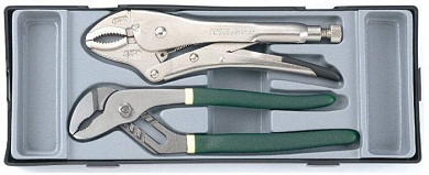 Набор шарнирно-губцевого инструмента 2 пр. в ложементе Force T5021