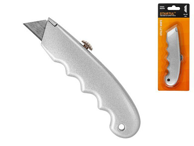 Нож пистолетный с выдвижн.трапециевидным лезвием STARTUL MASTER ST0935