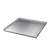 Поддон гигиенический в базу 450 мм, под 18 ДСП, алюминиевый (412*520 мм) AKS 111233