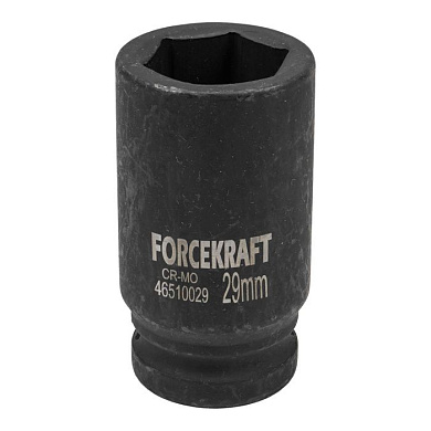 Ударная глубокая торцевая головка 29 мм. 6-гр. 3/4'' ForceKraft FK-46510029