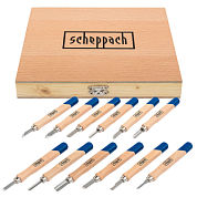 Набор фигурных стамесок 12 пр Scheppach Sch-25530