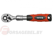 Трещотка телескопическая 1/4'' T72 215-315 мм Yato YT-0297