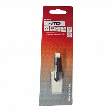 Сверло по металлу конусное зенкер d8.3 мм L40 мм хвостовик HEX H-D HD-44722