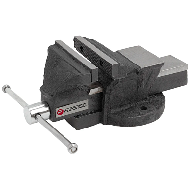 Тиски стальные с наковальней 100 мм Forsage F-6540204