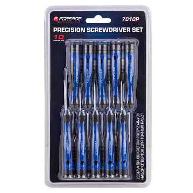 Набор отверток для точных работ 10 пр Forsage F-7010P