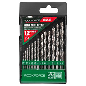 Набор сверл по металлу 13 пр., 1,5-6,5 мм RockForce RF-DBS13R