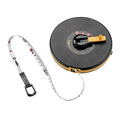 Рулеткадвусторонняя дюйм и метрика 30 м, полимерная лента FORCE 5096A830