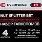 Набор гайколомов 4 пр., 9-12, 12-16, 16-22, 22-27 мм EVERFORCE EF-672