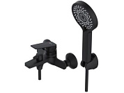 Смеситель для ванны, Lt D35, серия WIN, black AV Engineering AVWIN3-BL165-130