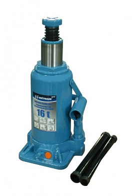 Домкрат бутылочный Unitraum UN91604 (16 т) Н=230+150+80 мм