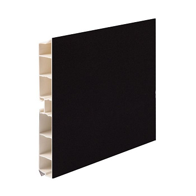 Цоколь мебельный ПВХ h=150 чёрный L=4000мм, RU 54273