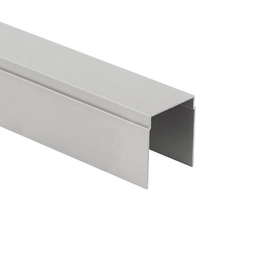 Профиль алюминиевый SENATOR серебро направляющая верхн. L-6000 мм одинарная АЛЮТЕХ 30935