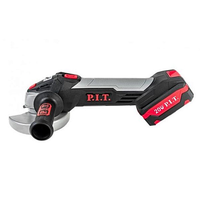 Машина шлифовальная аккумуляторная угловая, Li-ion,20В., 125мм, 8500 об/мин., 1акб, Li-ion, 4Ач, ЗУ, 3А, кейс PIT PWS20H-125C/1