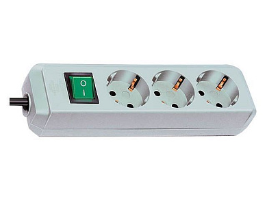 Удлинитель 1.5м светло-серый Eco-Line Brennenstuhl 1152350015