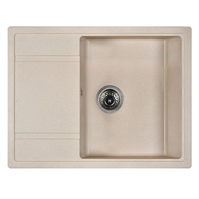 Мойка кухонная из мраморной крошки, cream, Wisent W650-30