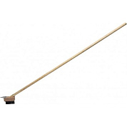 Щетка металлическая для чистки тротуарной плитки со скребком 1460 мм Vorel 35927