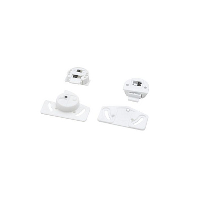 Элемент V верхний для раздвижных дверей белый 15 кг LEBA 13677