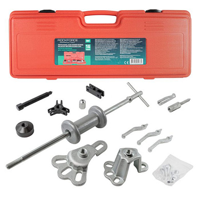 Молоток обратный для съема подшипников в наборе со сменными лапами 16 пр. RockForce RF-664