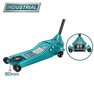 Домкрат гидравлический подкатной 3 т. 85-515 мм TOTAL THT10834