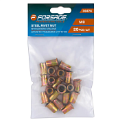 Заклепки резьбовые стальные 20 шт Forsage F-36474
