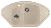 Мойка кухонная из мраморной крошки, бежевый, E02-20 Gerhans
