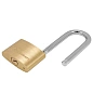 Замок навесной латунный с удлиненой дужкой 50 мм ForceKraft FK-LTY50