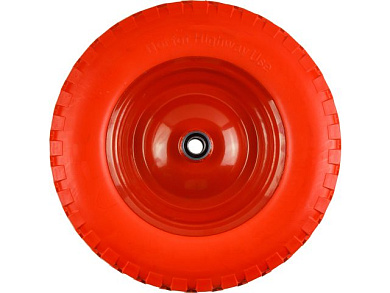 Колесо полиурет. 4.00-8", подшипн. усил. ф35x20 мм, для оси 20x90 мм ECO WB-P124