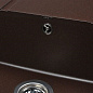 Мойка кухонная из мраморной крошки, coffee, Wisent W650-27