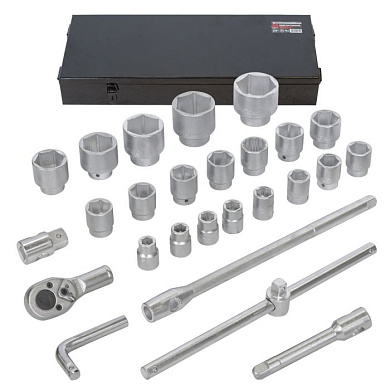 Набор головок 17-65 мм 3/4''&1" 26 пр 6-гр. ForceKraft FK-68263-5