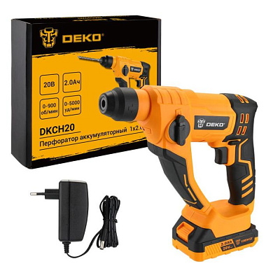 Перфоратор аккумуляторный DKCH20 DEKO 063-4411