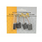 Электроугольная щетка 8х14x17 мм пружина, пятак-уши ''+'' для УШМ 230 мм, 4 шт. Geko G00483