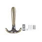 Крючок меб. трехрожковый мет. ROMA, матовая античная латунь AKS 104209